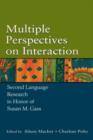Image for Multiple perspectives on interaction  : second language research in honor of Susan M. Gass