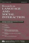 Image for Practices of Turn Construction in Conversation : A Special Issue of Research on Language and Social Interaction