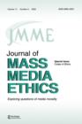 Image for Codes of Ethics : A Special Issue of the journal of Mass Media Ethics