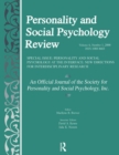Image for Personality and Social Psychology at the Interface : New Directions for Interdisciplinary Research: A Special Issue of personality and Social Psychology Review
