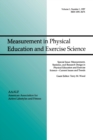 Image for Measurement, Statistics, and Research Design in Physical Education and Exercise Science: Current Issues and Trends
