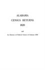 Image for Alabama Census Returns 1820 an Abstract of Federal Census of Alabama 1830