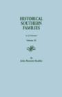 Image for Historical Southern Families. in 23 Volumes. Volume XI