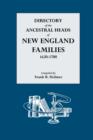 Image for Directory of the Ancestral Heads of New England Families, 1620-1700