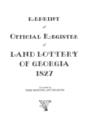 Image for Reprint of Official Register of Land Lottery of Georgia, 1827