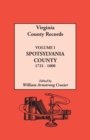 Image for Virginia County Records. Volume I