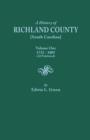 Image for History of Richland County [South Carolina], Volume One, 1732-1805 [All Published]