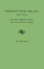 Image for Emigrants from Ireland, 1847-1852 : State-Aided Emigration Schemes from Crown Estates in Ireland. Originally Published in Analecta Hibernica, No. 22,