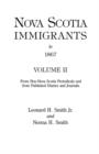 Image for Nova Scotia Immigrants to 1867, Volume II