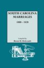 Image for South Carolina Marriages 1800-1820