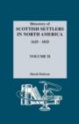 Image for Directory of Scottish Settlers in North America 1625-1825 : Vol 2