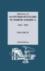 Image for Directory of Scottish Settlers in North America, 1625-1825