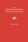 Image for Index to Pennsylvania&#39;s Colonial Records Series