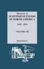 Image for Directory of Scottish Settlers in North America 1625-1825