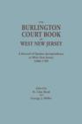 Image for Burlington Court Book of West New Jersey, 1680-1709. American Legal Records, Volume 5