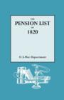 Image for Pension List of 1820