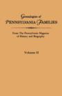 Image for Genealogies of Pennsylvania Families from The Pennsylvania Magazine of History and Biography. Volume II