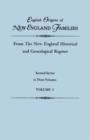 Image for English Origins of New England Families, from the New England Historical and Genealogical Register. Second Series, in Three Volumes. Volume I