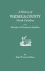Image for History of Watauga County, North Carolina, with Sketches of Prominent Families