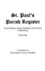 Image for St. Paul&#39;s Parish Register