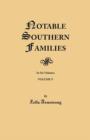 Image for Notable Southern Families. Volume V