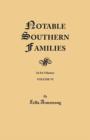 Image for Notable Southern Families. Volume VI
