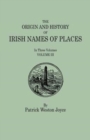 Image for The Origin and History of Irish Names of Places. In Three Volumes. Volume III