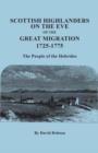 Image for Scottish Highlanders on the Eve of the Great Migration, 1725-1775. the People of the Hebrides