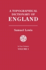 Image for Topographical Dictionary of England. in Four Volumes. Volume I