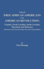 Image for List of Free African Americans in the American Revolution