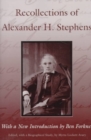 Image for Recollections of Alexander H. Stephens