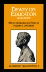 Image for Dewey on Education : Selections, no.3
