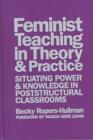Image for Feminist Teaching in Theory and Practice