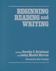Image for Beginning Reading and Writing