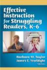 Image for Effective Instruction for Struggling Readers, K-6
