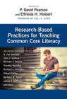 Image for Research-Based Practices for Teaching Common Core Literacy