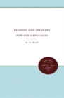 Image for Reading and Speaking Foreign Languages
