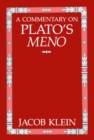 Image for A Commentary on Plato&#39;s Meno