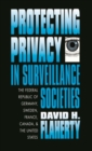 Image for Protecting Privacy in Surveillance Societies