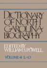 Image for Dictionary of North Carolina Biography : Vol. 4, L-O