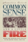 Image for Common Sense &amp; a Little Fire : Women and Working-Class Politics in the United States, 1900-1965