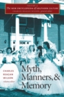 Image for Myth, manners, and memory