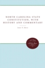 Image for The North Carolina State Constitution, with History and Commentary