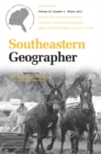 Image for Southeastern Geographer: Winter 2012 Issue