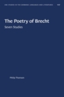 Image for The Poetry of Brecht : Seven Studies