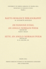 Image for Studies in the romance languages and literatures  : Raeto-Romance bibliography De Passione Judas, an Anglo-Norman poem and Seth, an Anglo-Norman poem