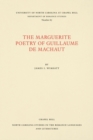 Image for The Marguerite Poetry of Guillaume de Machaut