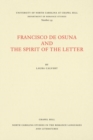 Image for Francisco de Osuna and the Spirit of the Letter