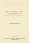 Image for Richard sans Peur : Edited from Le Romant de Richart and from Gilles Corrozet’s Richart sans Paour