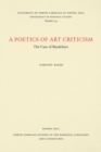 Image for A Poetics of Art Criticism : The Case of Baudelaire
